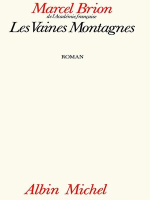 cover image of Les Vaines Montagnes